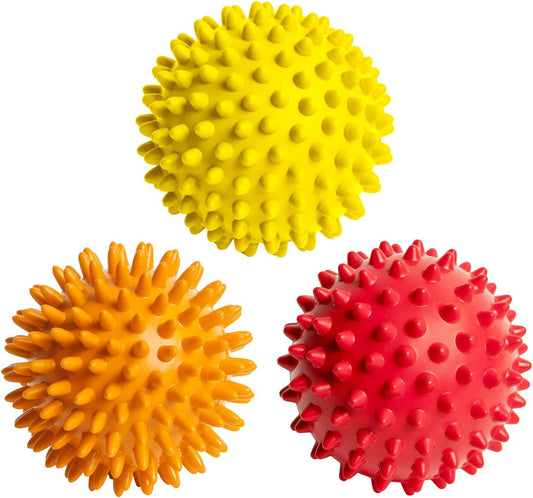 Spiky Massage Balls for Feet, Back, Hands, Muscles