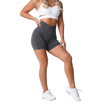 Womens Seamless Pro Elastic Fitness Shorts