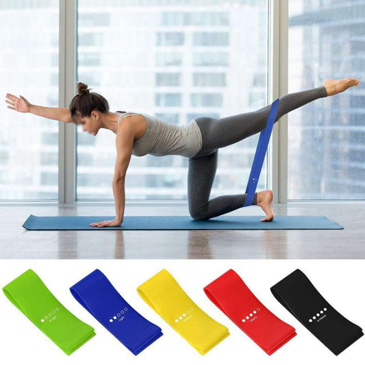 Yoga Belt Resistance Bands Emulsion Expander Fitness