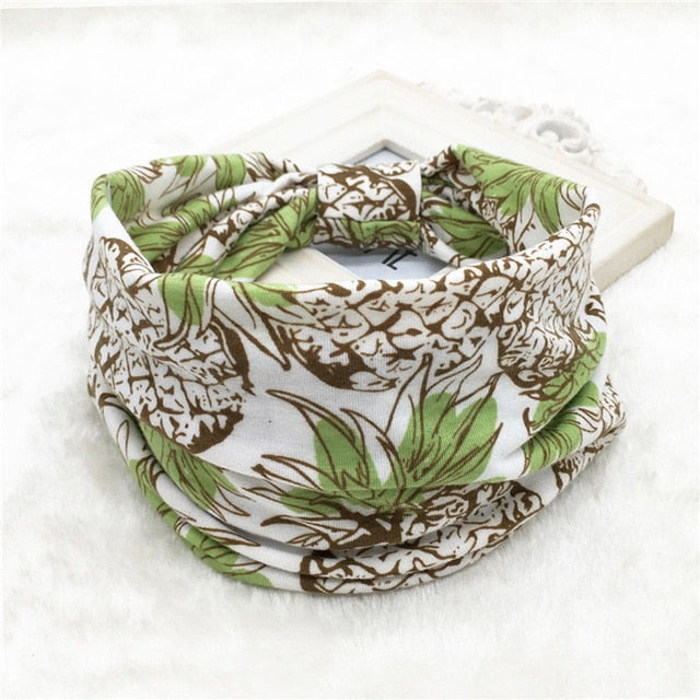Hair Bands Headbands Wide HeadwrapCotton  Headpiece Stretch - CoreYogaWear