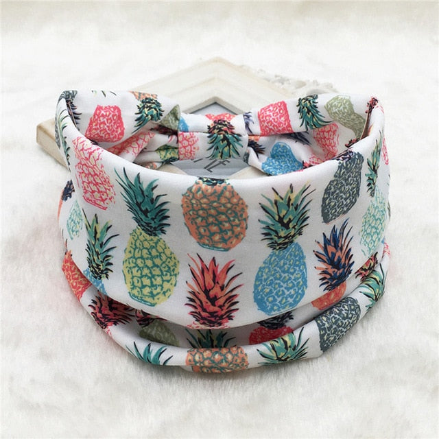 Hair Bands Headbands Wide HeadwrapCotton  Headpiece Stretch - CoreYogaWear