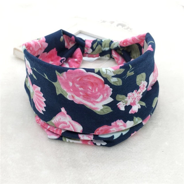 Hair Bands Headbands Wide HeadwrapCotton  Headpiece Stretch - CoreYogaWear