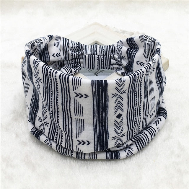 Hair Bands Headbands Wide HeadwrapCotton  Headpiece Stretch - CoreYogaWear