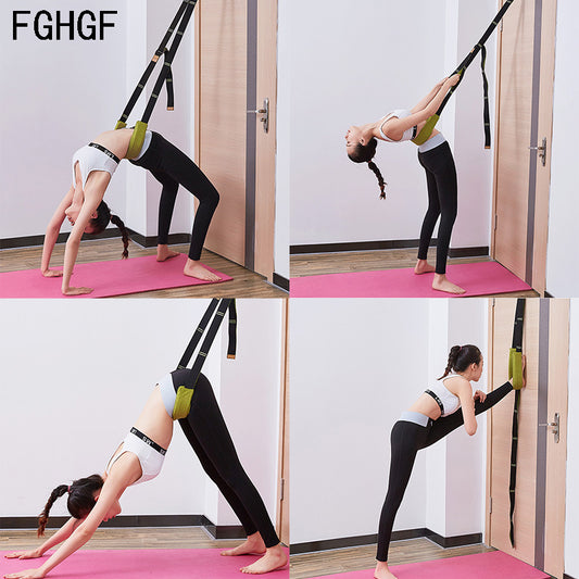 Yoga Belt Door Flexibility Stretching Leg Strap