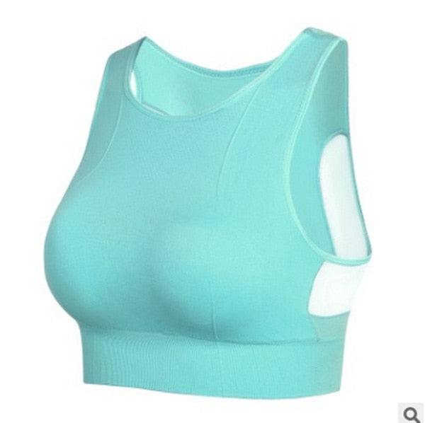 Yoga fitness Shockproof Mesh  Sports Wear - CoreYogaWear