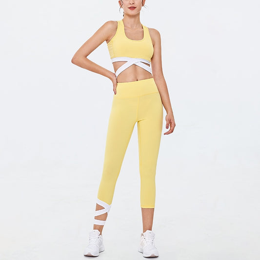 Sports Padded Bra Leggings  Suit Running