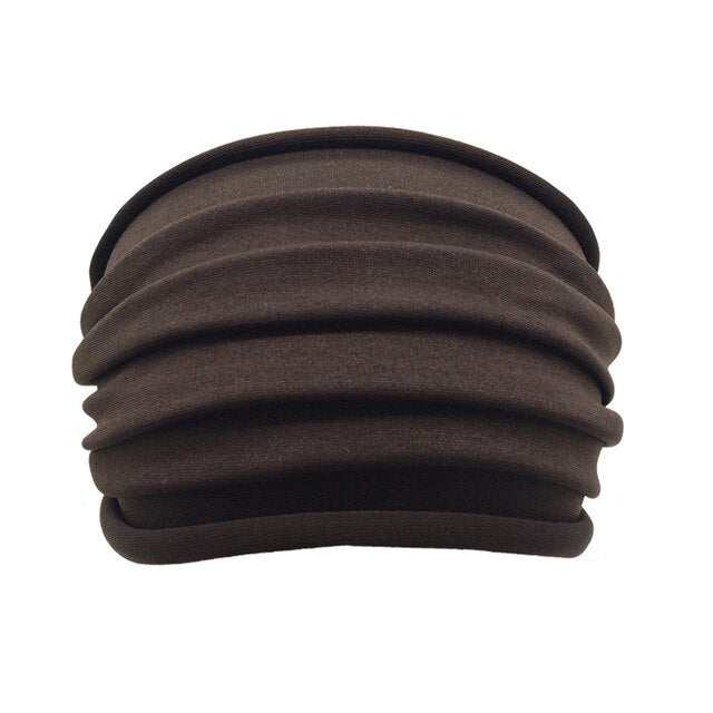 Women Soft Hairband Wide Elastic Stretch  Head Wrap Scarf Hair - CoreYogaWear