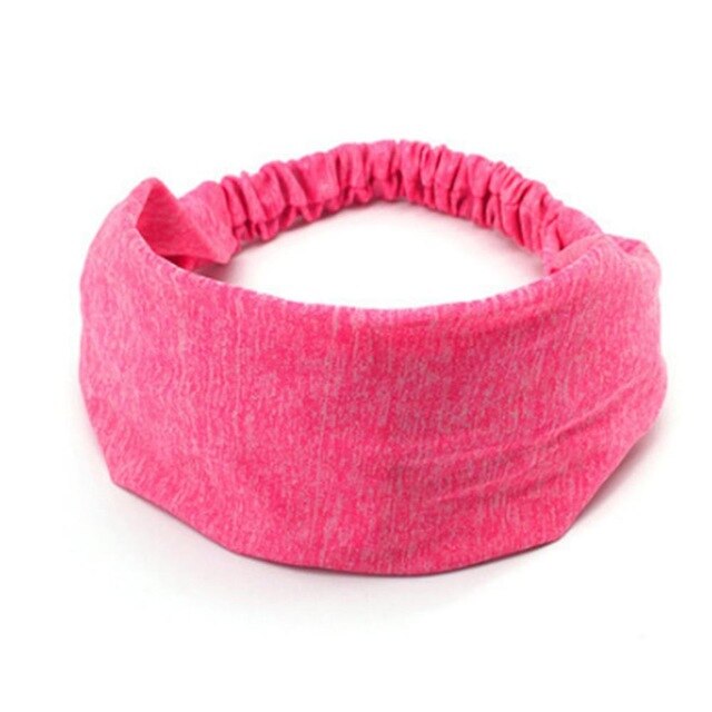 Women Soft Hairband Wide Elastic Stretch  Head Wrap Scarf Hair - CoreYogaWear