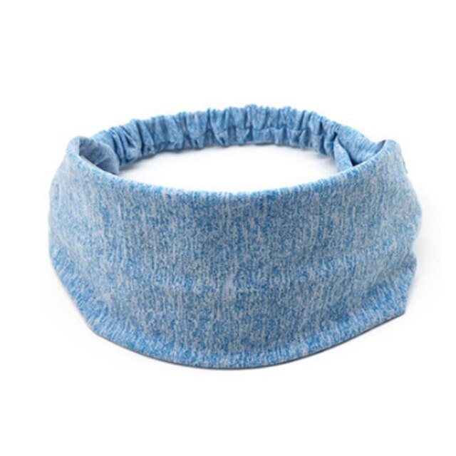Women Soft Hairband Wide Elastic Stretch  Head Wrap Scarf Hair - CoreYogaWear