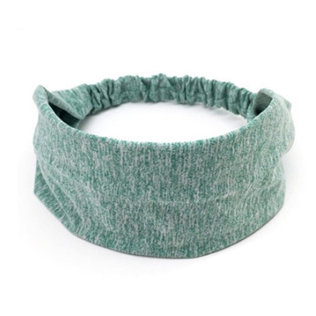 Women Soft Hairband Wide Elastic Stretch  Head Wrap Scarf Hair - CoreYogaWear