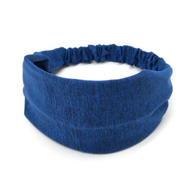Women Soft Hairband Wide Elastic Stretch  Head Wrap Scarf Hair - CoreYogaWear