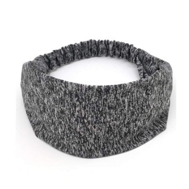 Women Soft Hairband Wide Elastic Stretch  Head Wrap Scarf Hair - CoreYogaWear